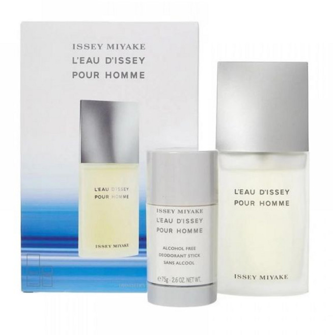 Issey Miyake 이세이 미야케 L'Oead'Issey 푸어 옴므 선물세트 75ml EDT + 데오도란트 스틱 75g, 1개