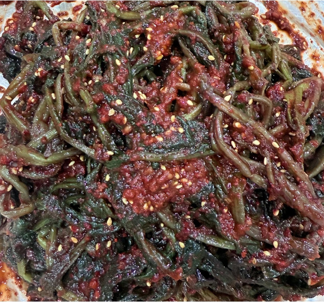 전라도의 맛! (엄니손맛)수제 홍갓김치 (전라도 토종 조선갓), 1개, 1kg