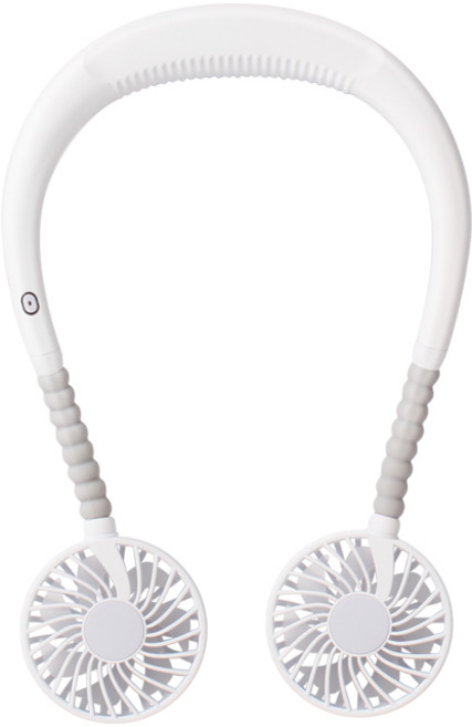 신바람 넥밴드 선풍기 휴대용 미니 선풍기 프리미엄 목걸이 선풍기, 02.화이트