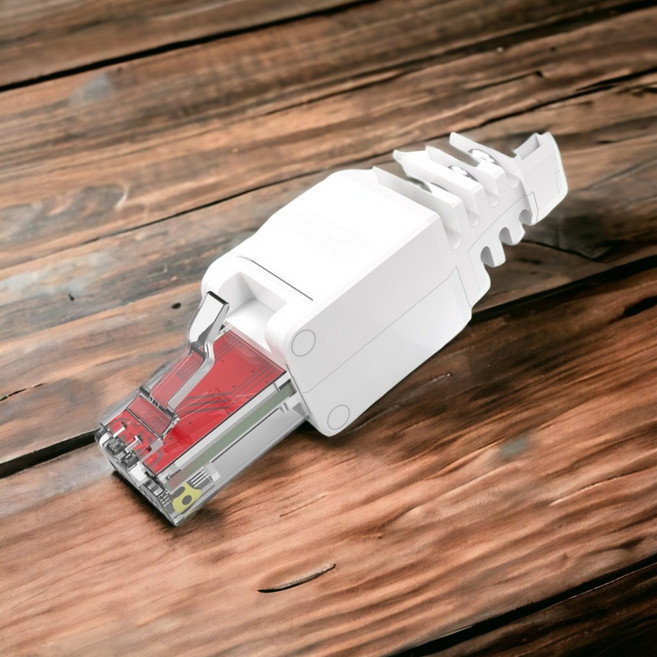 黑熊嚴選 免工具網路連接器 CAT6 CAT5 RJ45 水晶頭 無需壓接, 1個