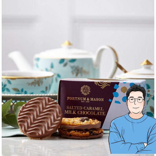 포트넘앤메이슨 솔티드 카라멜 플로랑탱 쿠키 비스킷 Florentines, 150g, 2개