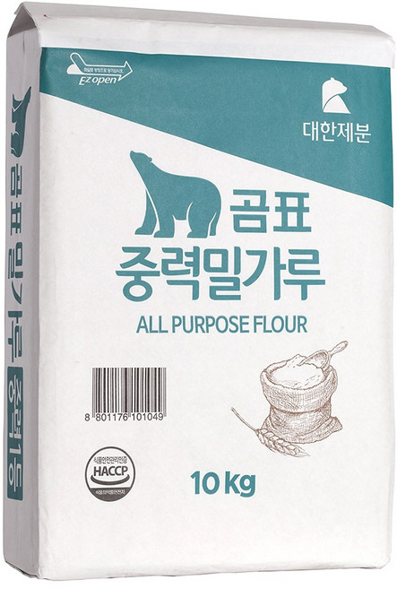 곰표 밀가루 중력 1등, 1개, 10kg