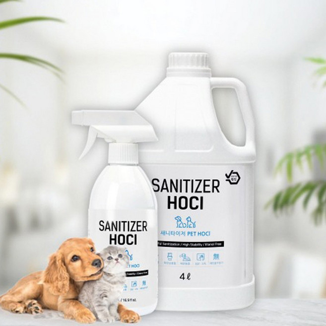 반려동물을위한살균탈취제 새니타이저 HOCI, 1개, 500ml
