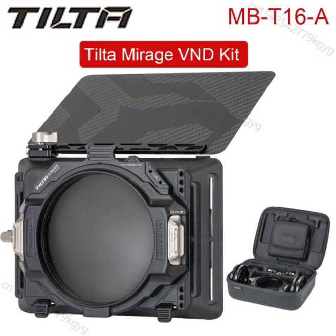 카메라 필터 Tilta 미라지 VND 트 매트 박스 필터 프레임 DSLR 미러리스 카메라용 4x5.65 인치, 없음, 1개
