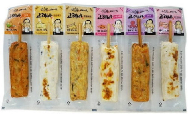 고래사 고래바 6종 세트 390g, 1세트