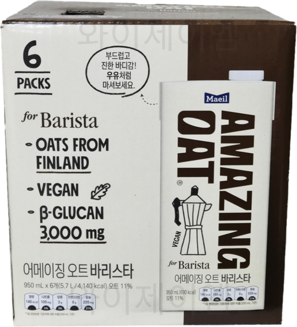 매일유업 어메이징오트, 950ml, 6개