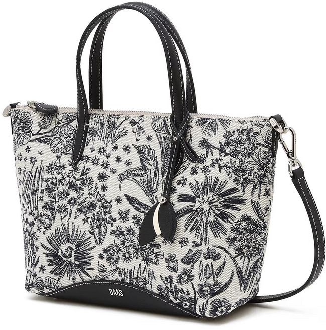 [백화점 매장정품] 닥스 명품가방 네이비 플라워 면 토트백 DCBA6E656 숄더백 크로스백 어머니선물