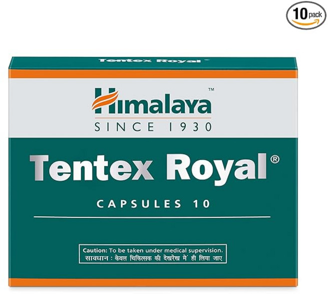 Himalaya Tentex Royal Capsules - 10 Capsules, 5개, 10정