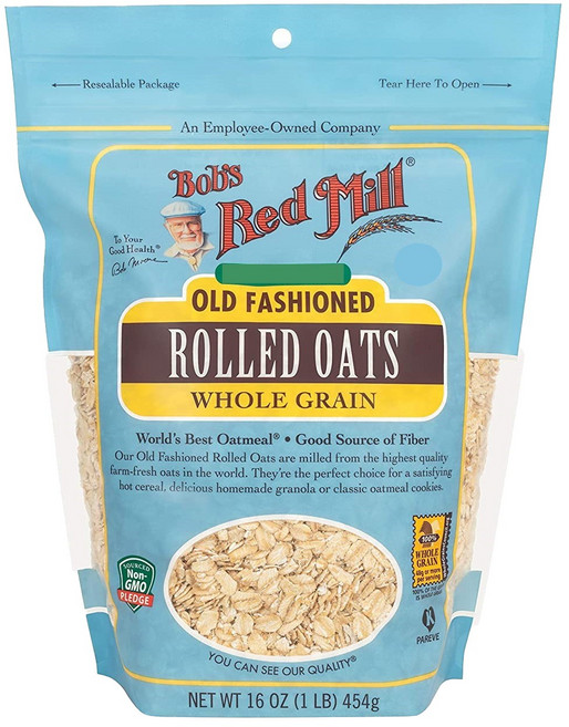 밥스레드밀 올드 패션드 롤드 오트 홀 그레인, 454g, 1개