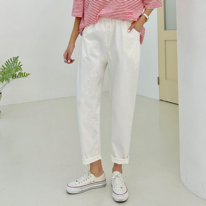 마이쏭 세인스판배기팬츠 여성용 하의 바지