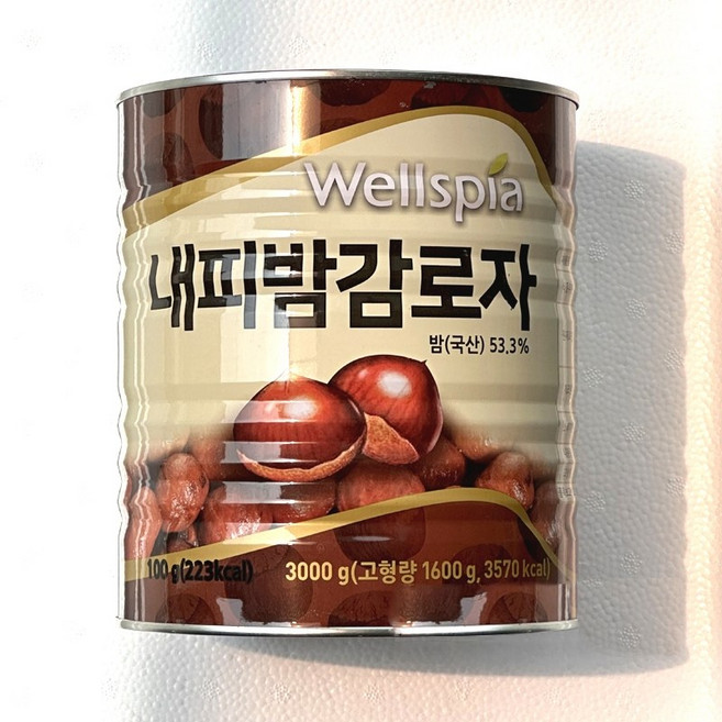 내피밤 감로자 3kg / 보늬밤 국내산 밤절임 베이킹, 1개, 1개, 1개입