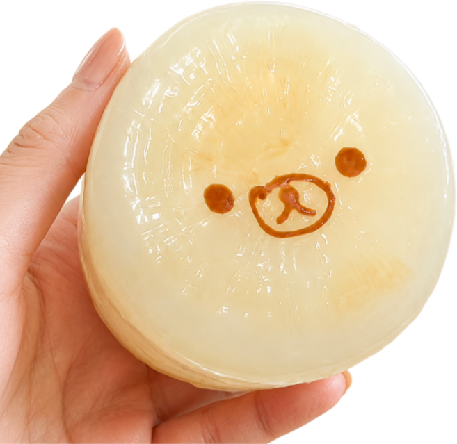 파파픽 수제 말랑이 무 곰돌이 머드촉감, 1개, 180g, 오리지널