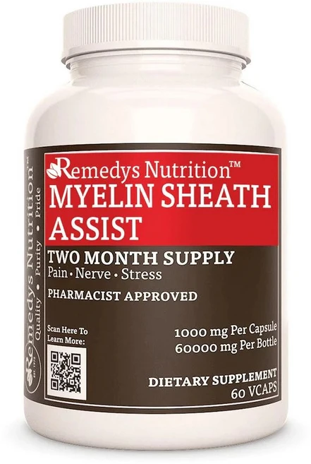 미엘린 시스 어시스트 Myelin Sheath Assist 1000mg 60베지캡슐 유로드, 60정, 1개 - 쿠팡