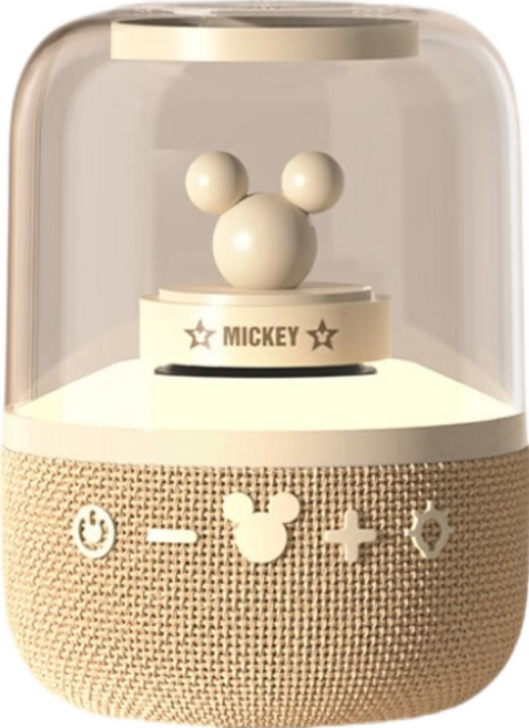 StarR S6 디즈니 스마트 AI 블루투스 스피커, 카키