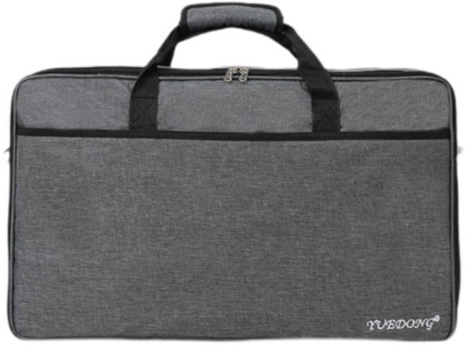 HAIMINGJUN 이펙트 페달보드 백 페달보드 지퍼 파우치 더블 지퍼 패딩 방수 여행 케이스 쇼용 페달보드 기그백, 옥스포드 천 폴리 에스테르, 회색