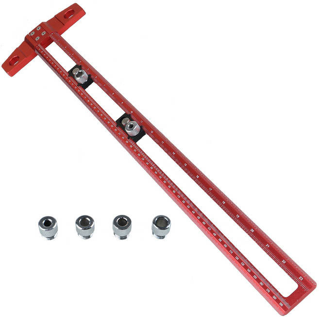 공구하자 알루미늄 T자 합금 타일 제도용 작업용 정밀 시공 자 건축 설계 60cm, 1개