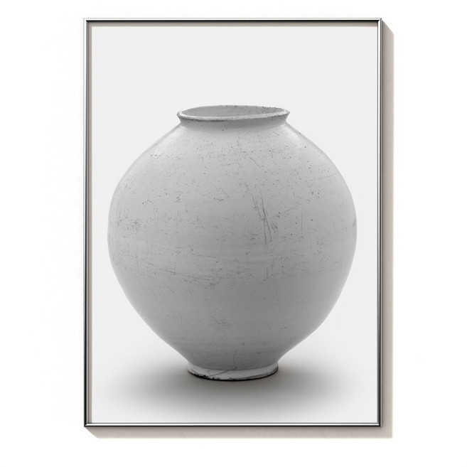 국보 보물 대형 백자 달항아리 액자 집꾸미기 인테리어 거실액자, 보물 달항아리 B (실버프레임)