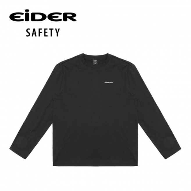 아이더 세이프티 작업복 티셔츠 TS-F2304, BLACK