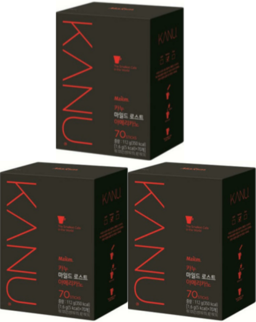 카누 마일드 로스트 아메리카노Rsize 210T(70TX3)