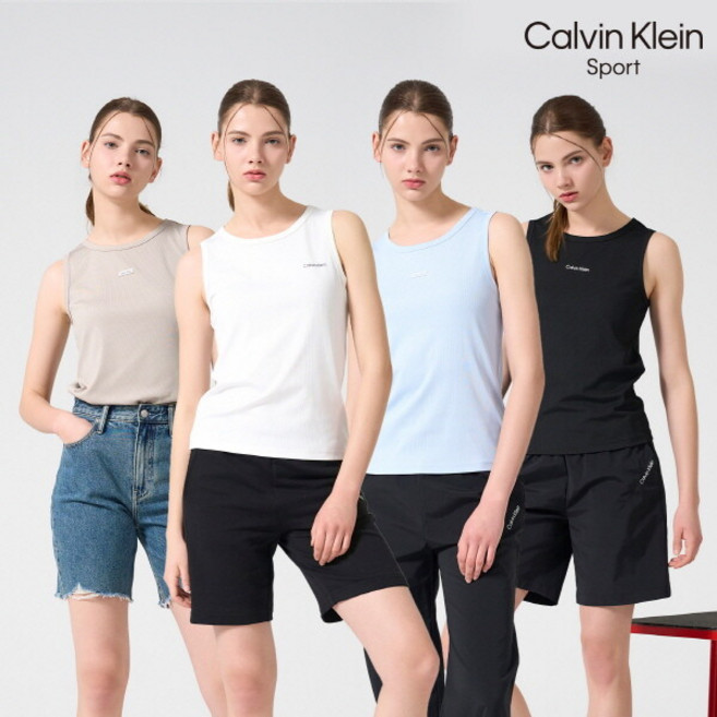 [캘빈클라인스포츠] O 26SS 여성 슬리브리스 3종+ 반팔티셔츠 1종