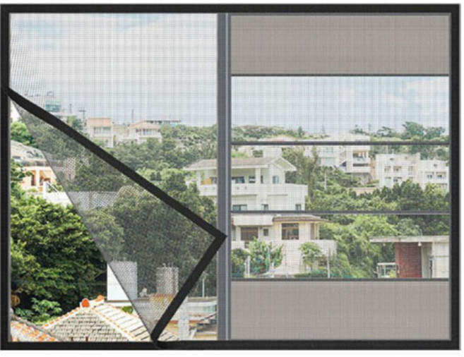 유스몰 창문 베란다 벨크로 방충망, 1개