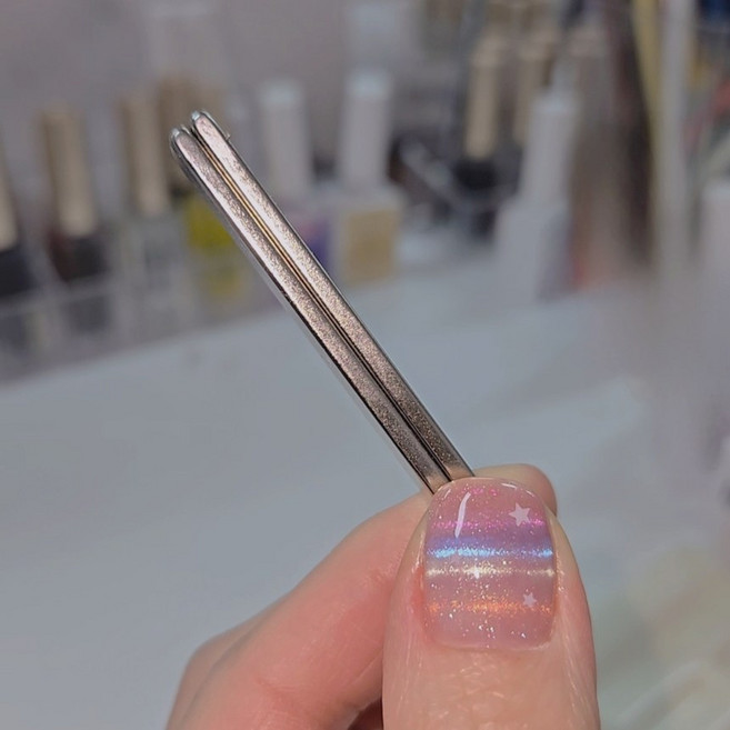 씨씨월드 바코드네일자석 바코드자석, 1개, 실버