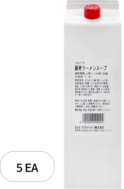 아리아케 돈꼬츠라면스프, 1.8L, 5개