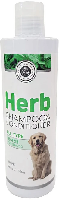 허브전견용 샴푸린스 500밀리, 1개, 500ml - 쿠팡