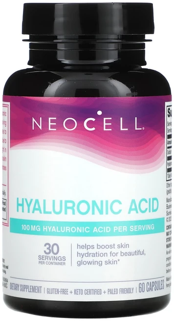 NeoCell 히알루론산 100mg 캡슐 60정(캡슐 1정당 50mg), 60정, 1개 - 쿠팡