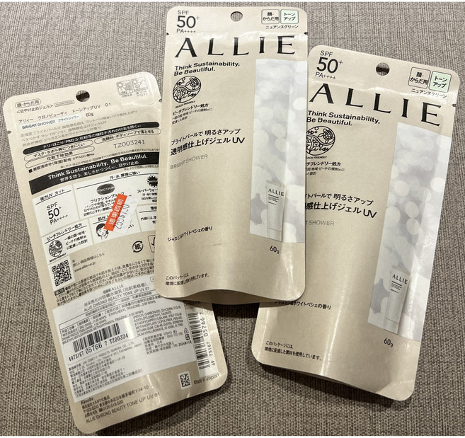 Kanebo 佳麗寶 ALLIE 高效防曬水凝乳 濾鏡調色 防曬修容 飾底乳, 1件, 持采-光肌茉桃香60g-2026.08, 60ml