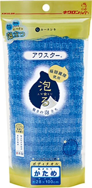 키쿠론 아와스타 샤워타올 일본, 하드 블루, 1개 - 쿠팡