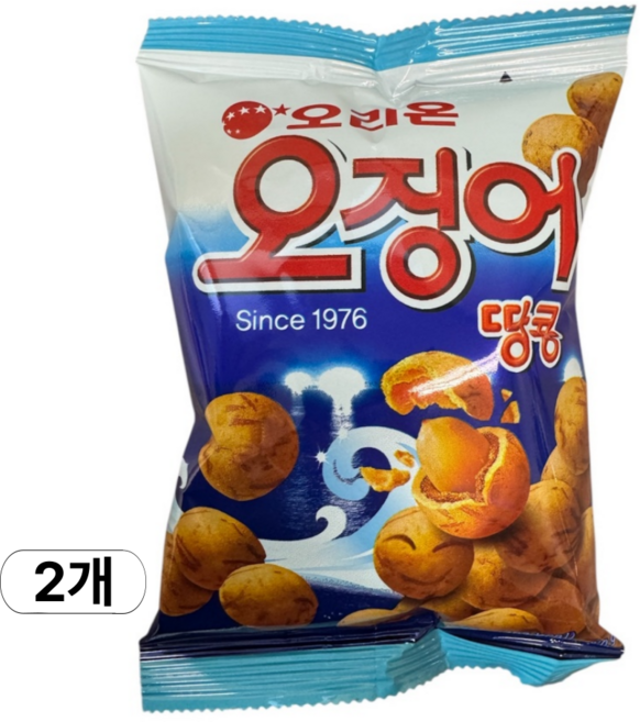 오징어 땅콩, 98g, 2개