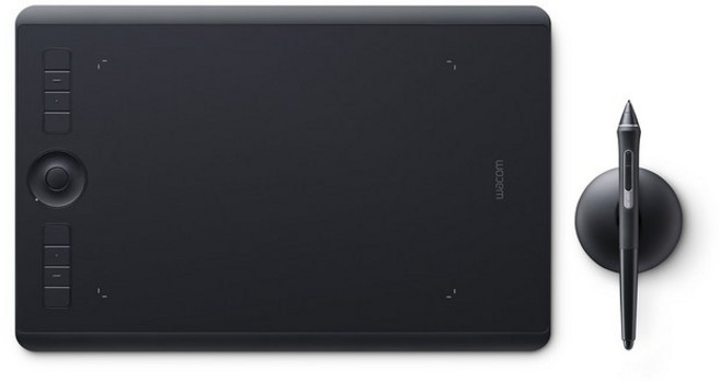 Wacom(와콤) 와콤 펜 태블릿 펜 탭 Wacom Intuos Pro M 사이즈 프로 판 탭 Wacom Pro Pen 2 부속 Windows Mac 대응 PTH-660K0