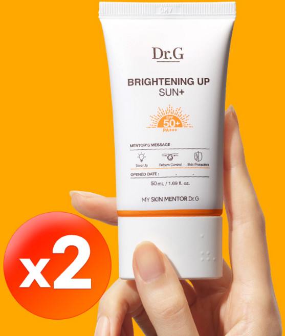 닥터지 브라이트닝 업 선 플러스 50ml (SPF50+), 2개