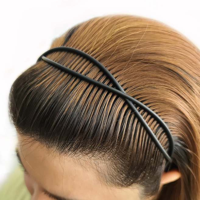 안아픈 두줄 물결 플라스틱 얇은머리띠 여자 헤어밴드 MAROM