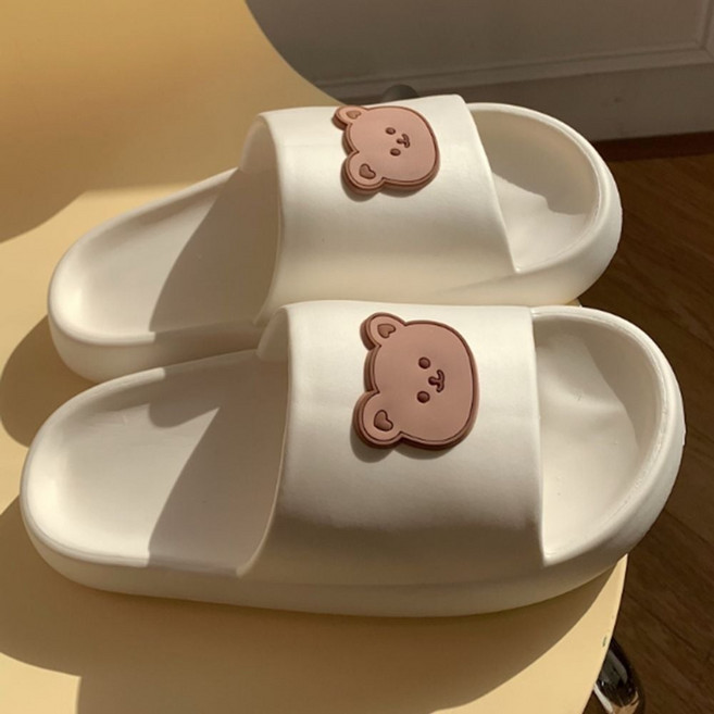 (1+1특가상품)학교 거실 사무실 층간소음방지 푹신한 실내화 슬리퍼