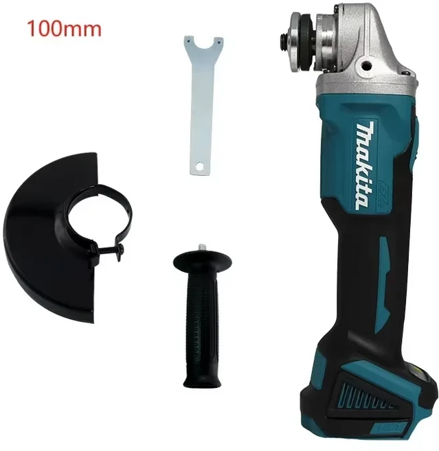 마키타 전동 DGA404 브러시리스 앵글 그라인더 연마 절단기 무선 도구 18V 배터리용, 01 100mm No battery, 1개