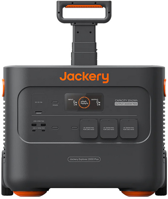 잭커리 휴대용 파워뱅크 2000Plus 태양열충전 차박 캠핑용 보조배터리