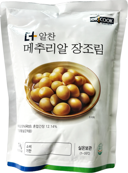 더 알찬 메추리알 장조림, 1kg, 1개