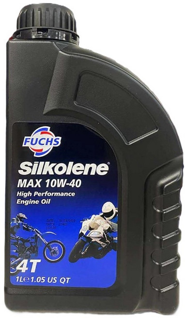 油工廠 FUCHS 4T SILKOLENE MAX 10W40 1L 機車專用機油, 1個