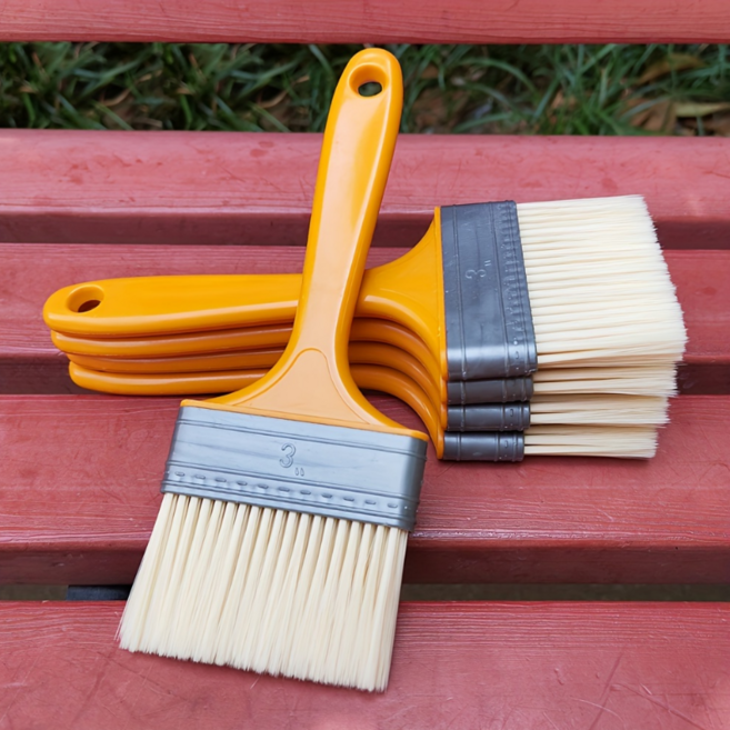 털 빠짐 없는 다용도 와이드 페인트 브러쉬 붓 5p 세트, 1세트