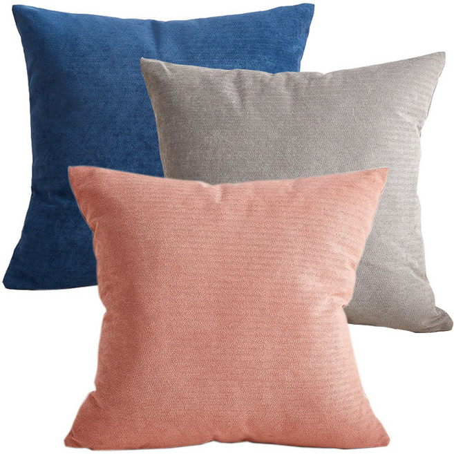 유럽스타일 베개 거실 쇼파 쿠션 솜포함, 차콜