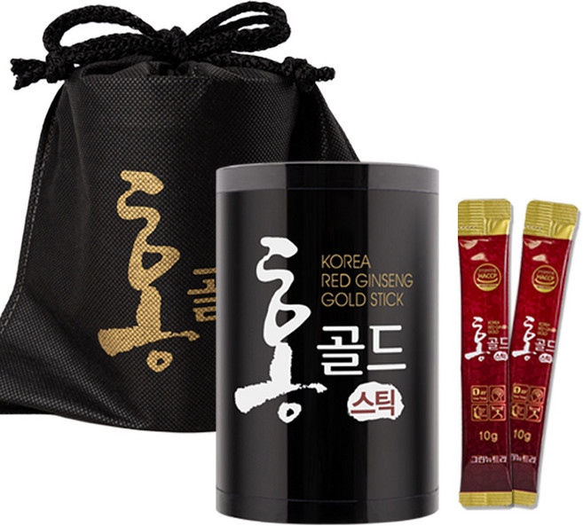 홍골드 6년근 진액 홍삼스틱 홍삼정 10ml 100포, 500g, 1박스