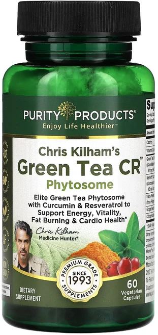 Purity Products Christ Kilham's 녹차 CR 파이토솜 베지 캡슐 60정, PurityProductsChristKilhams녹차C, 1개 - 쿠팡