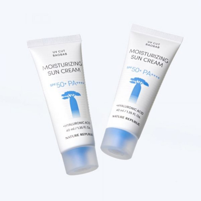 2개 네이처리퍼블릭 유브이컷 바오밥 수분 선크림 SPF50+ PA++++ 40ml+40ml, [1+1] 유브이컷 바오밥 수분 선크림, 40ml