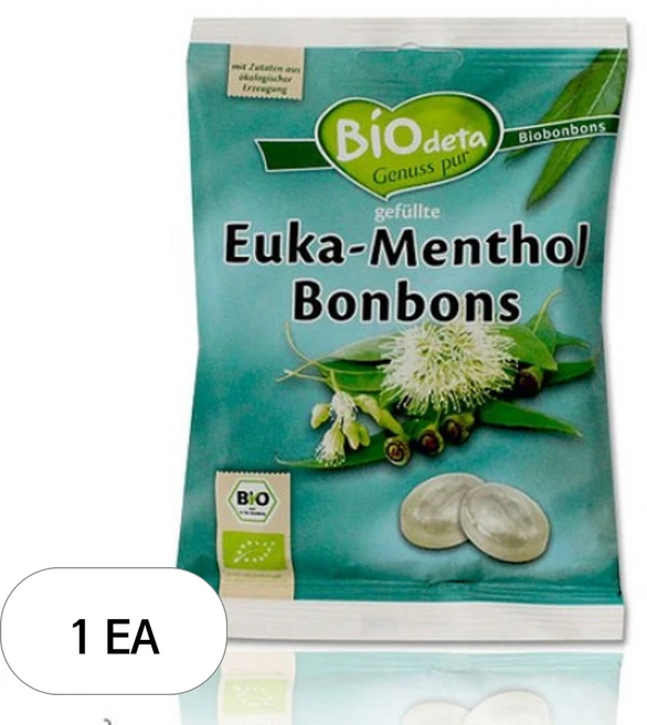[비오데타] 비오데타 유기농 유칼립투스 멘톨향 캔디, 75g, 1개 - 쿠팡