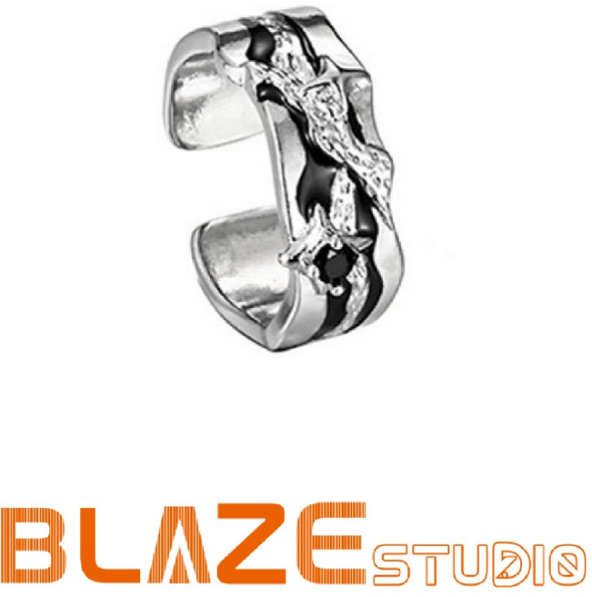 BLAZE 星芒戒指 黑曜石 情侶戒指