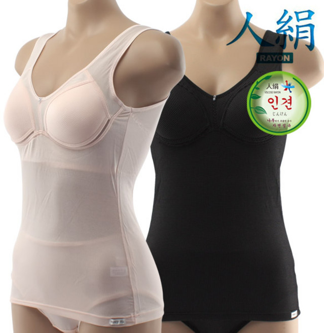 시원 쾌적 성공적 여성 인견 노와이어 몰드 런닝브라 속옷