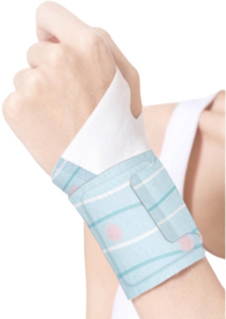 힐링스팀 손목찜질팩 온열밴드 손목핫팩 손목밴드, 1개