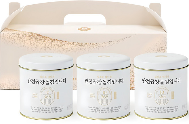 만전김 만전곱창돌김입니다 22g x 3p, 1세트